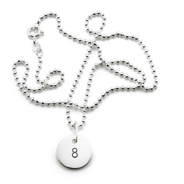 Baby Luck Pendant Silver