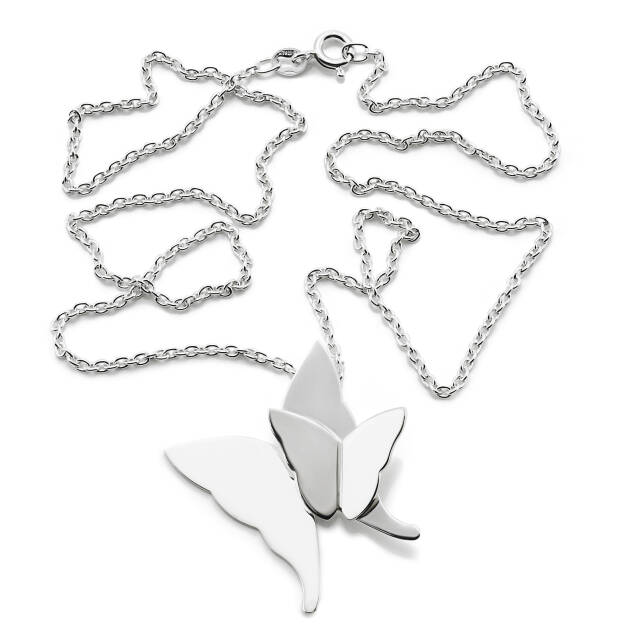 Miss Butterfly Pendant Silver