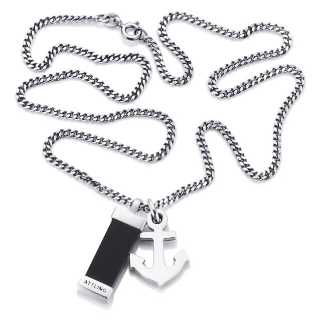 Freedom & Fortune Pendant Silver