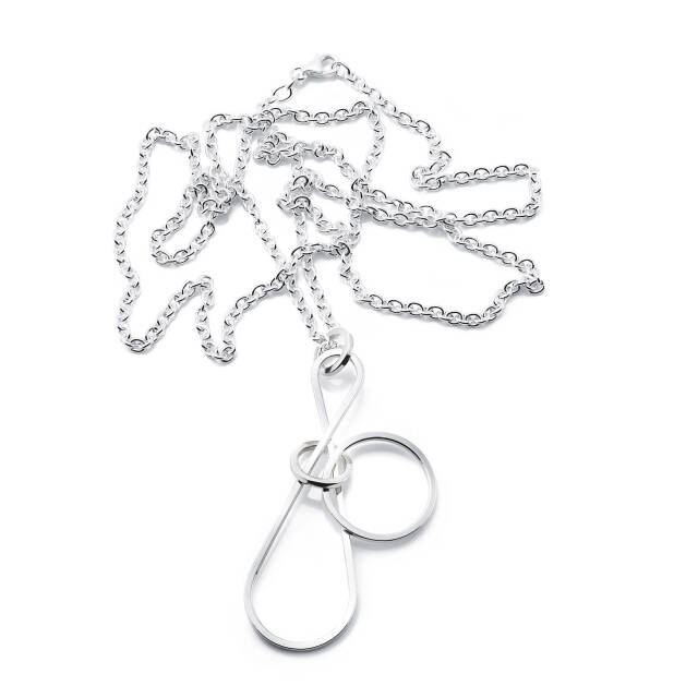 Loopiloop Pendant Silver