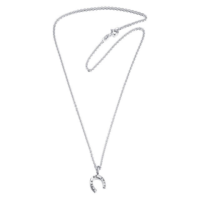 Take No Shit Pendant Silver