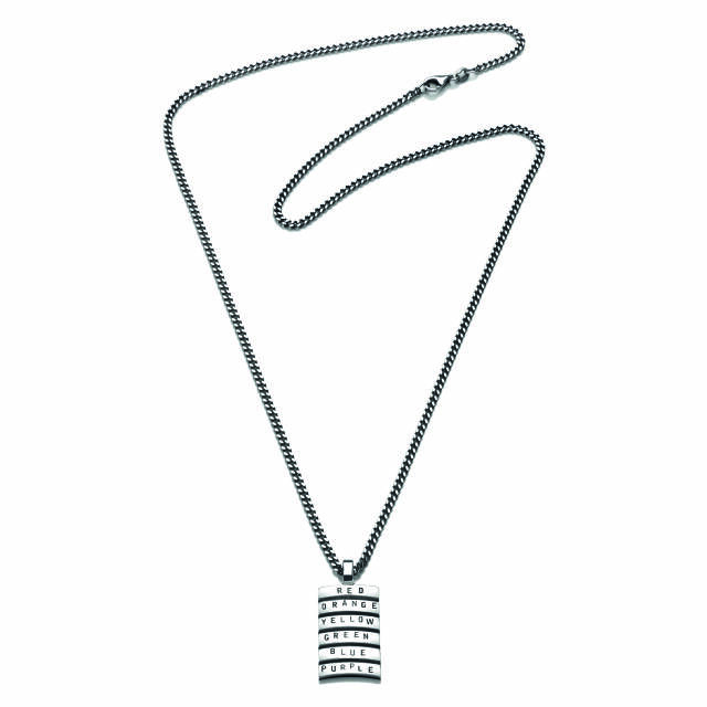 Rainbow Freedom Pendant Silver