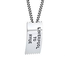 Ticket To Ride Necklaces Silver