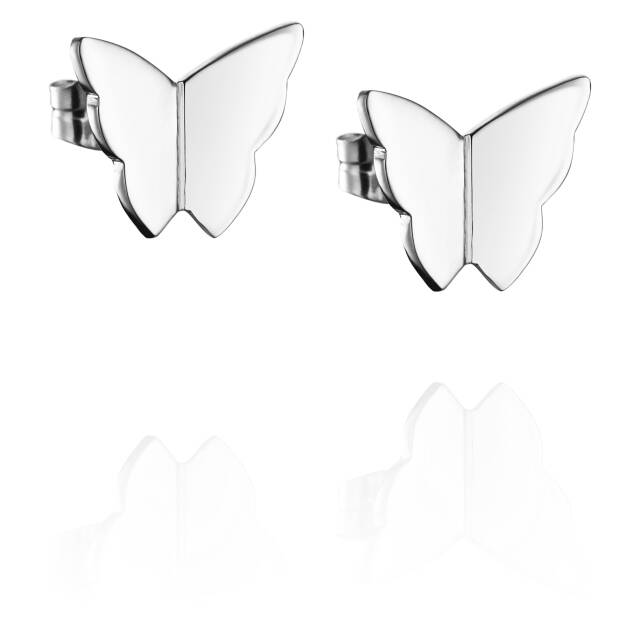 Little Miss Butterfly Earring Silver