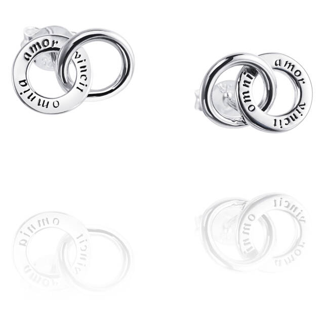 Mini Twosome Earring Silver