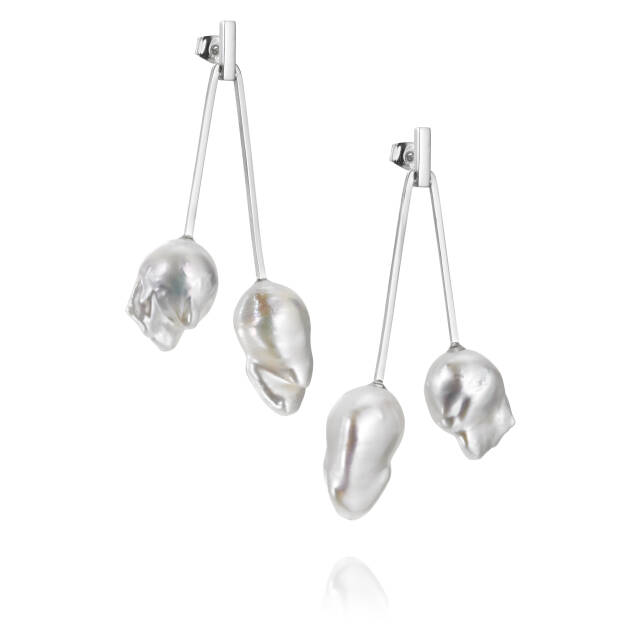 Nature's Unique Earring Silver