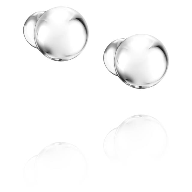 Balls Double Earring Silver
