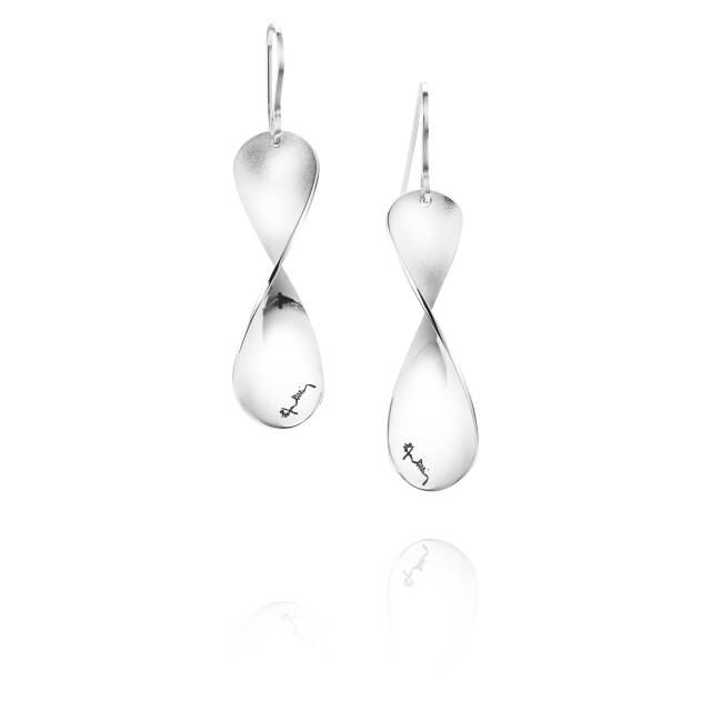 Blades Earring Silver