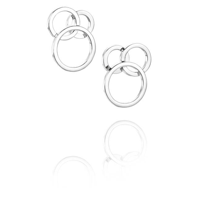 Bubbles Earring Silver