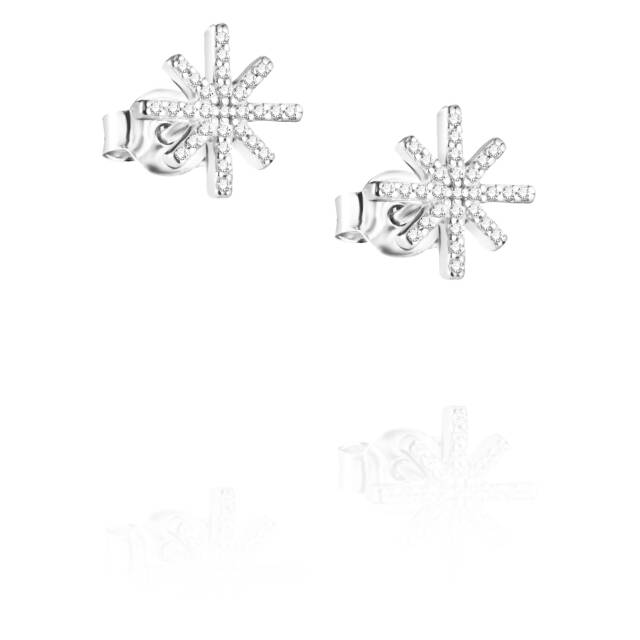 Beam & Stars Earring Silver