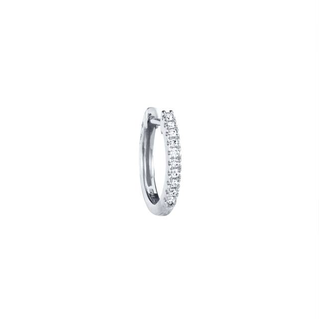 Mini Hoop & Stars Silver