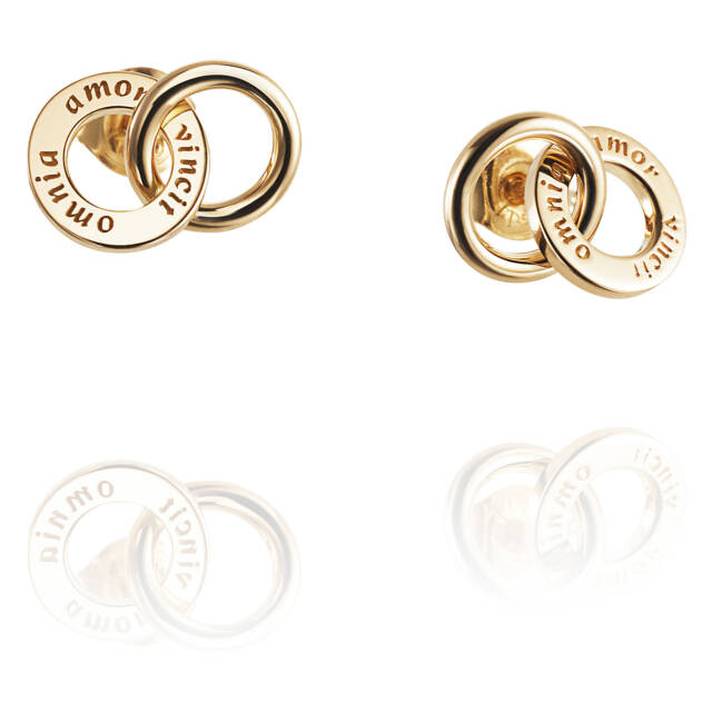 Mini Twosome Earring Gold