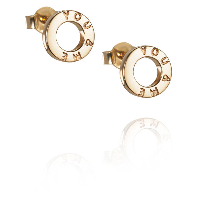 Mini Me You & Me Earring Gold