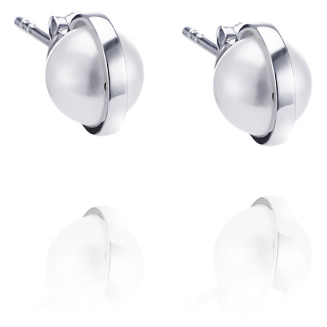 Day Pearl Earring White gold