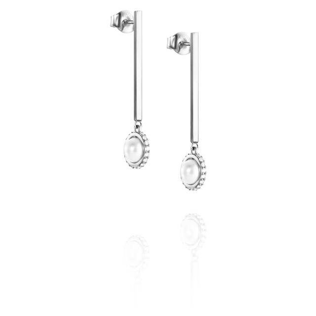 Little Day Pearl & Stars Earring White gold