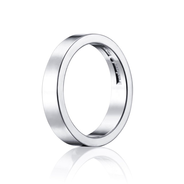 Irreyellowar Slim Ring Silver