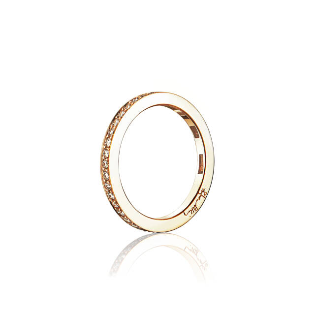 21 Stars & Signature Thin Ring Gold