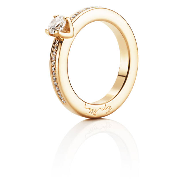 Heart To Heart 0.50 ct Diamonds Ring Gold