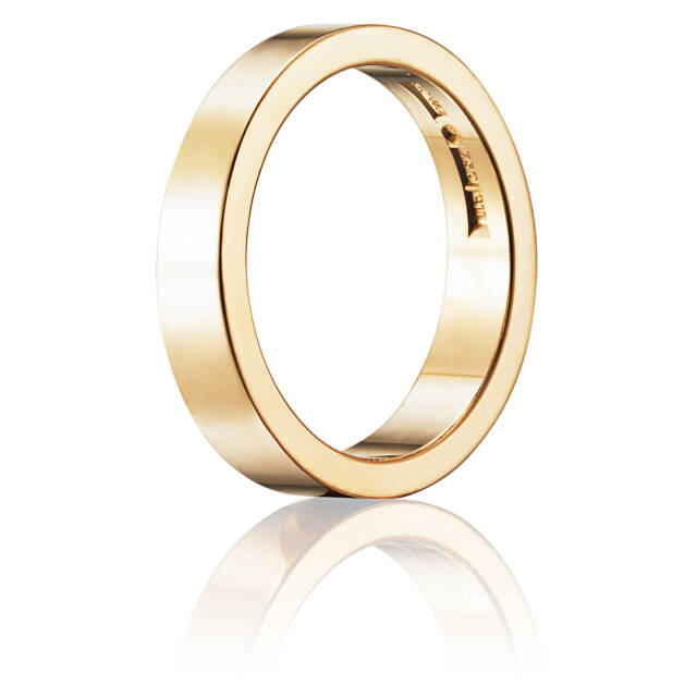 Irreyellowar Slim Ring Gold
