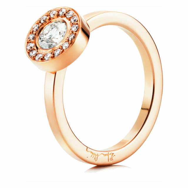 Wedding & Stars 0.40 ct Diamonds Ring Gold