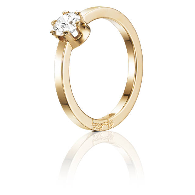 Crown Wedding 0.50 ct Diamonds Ring Gold