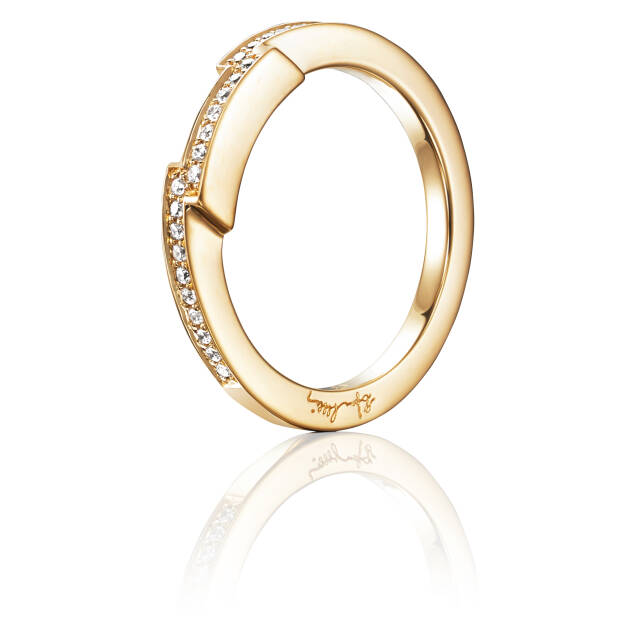 Deco Thin 1500 mm Ring Gold