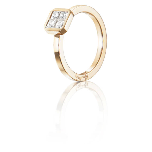 4 Love 0.40 ct Diamonds Ring Gold