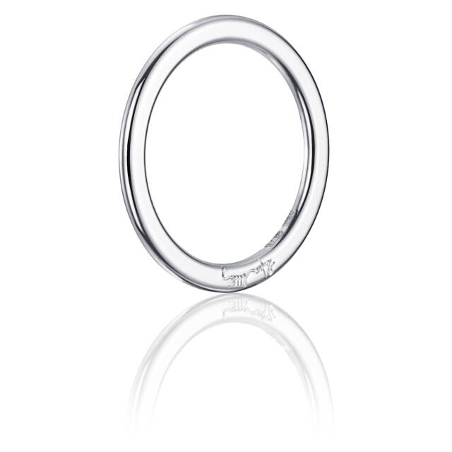 Love Bead Band Ring White gold