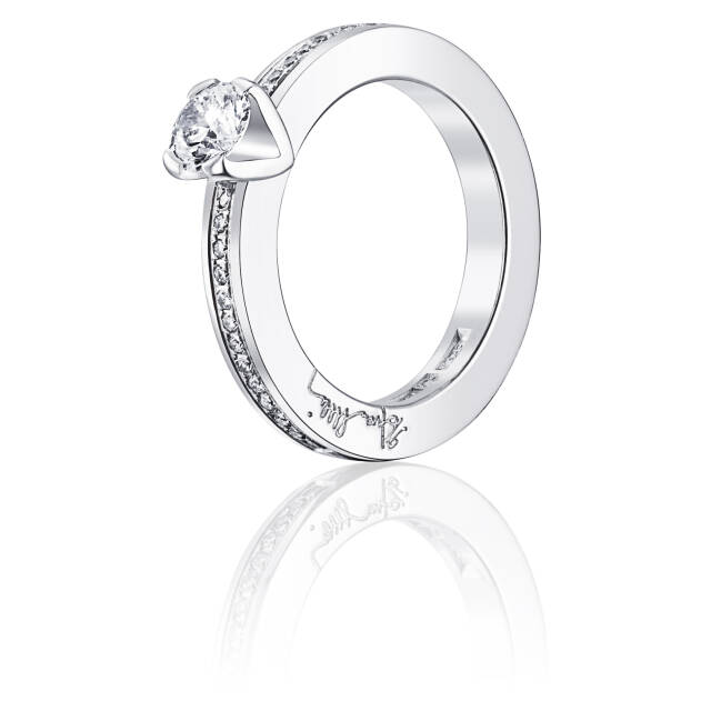 Heart To Heart 0.50 ct Diamonds Ring White gold