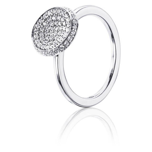 Love Bowl Ring White gold