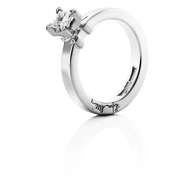 Dolce White Princess 0.40 ct Diamonds Ring White gold