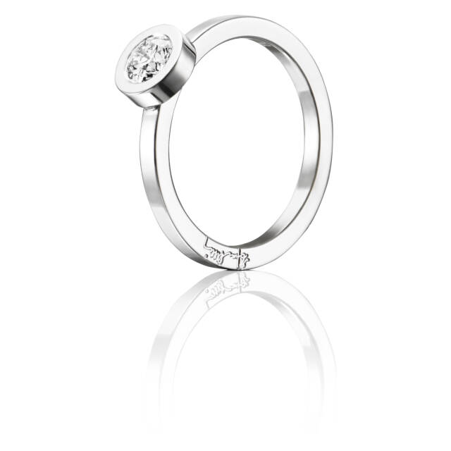 The Wedding Thin 0.40 ct Diamonds Ring White gold