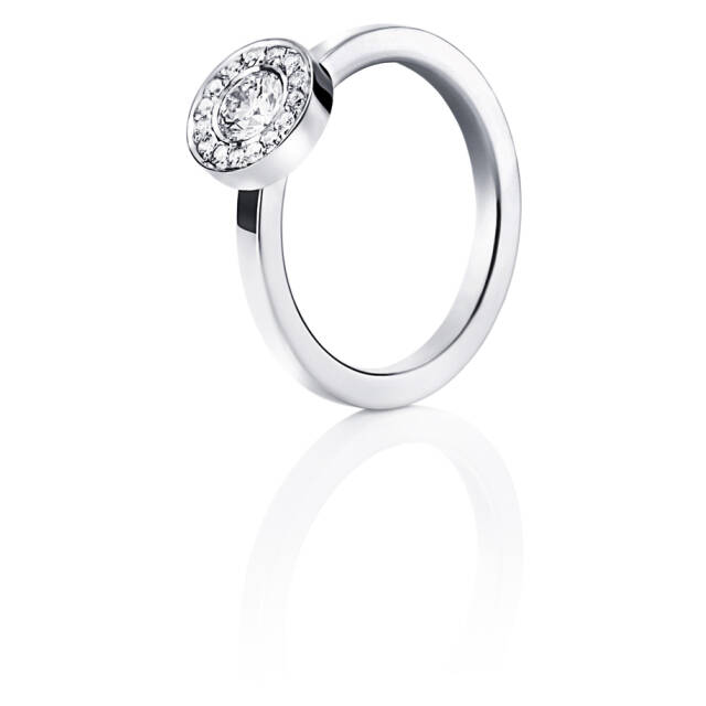 Wedding & Stars 0.40 ct Diamonds Ring White gold