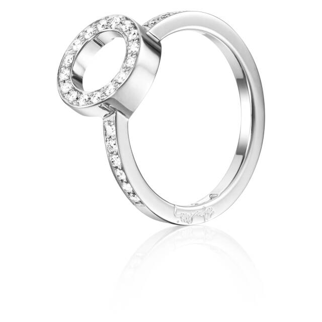 Circle Of Love I Ring White gold