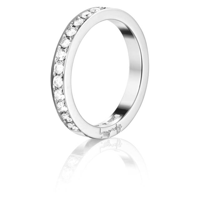 13 Stars & Signature Ring White gold