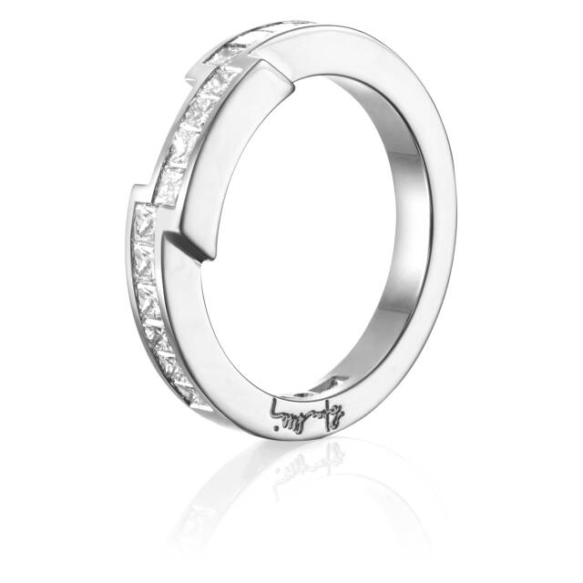 Rock Queen Ring White gold