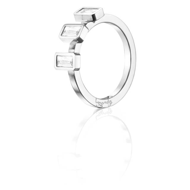 Baguette Wedding 0.60 ct Diamonds Ring White gold