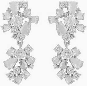 River pendant Earring Silver