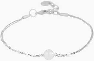 Karan double chain Bracelet Silver