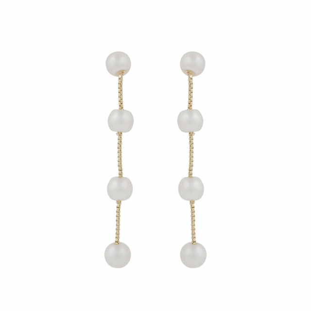 Karan chain Earrings Gold