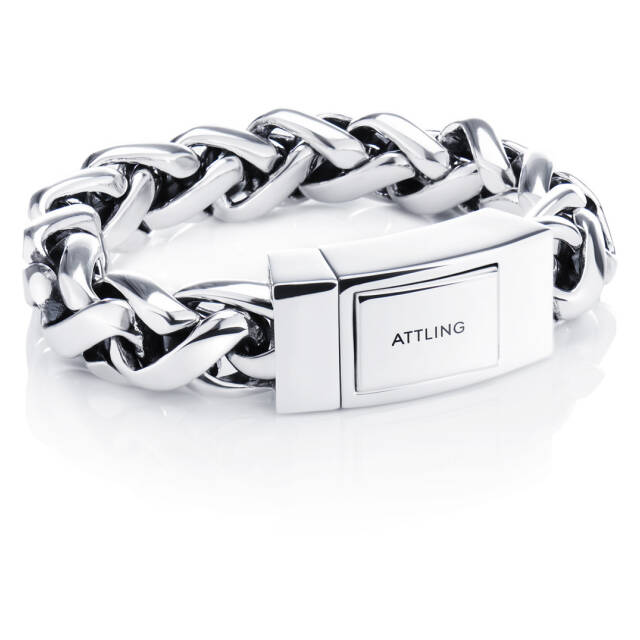 Mojo Wide Brace Bracelets Silver