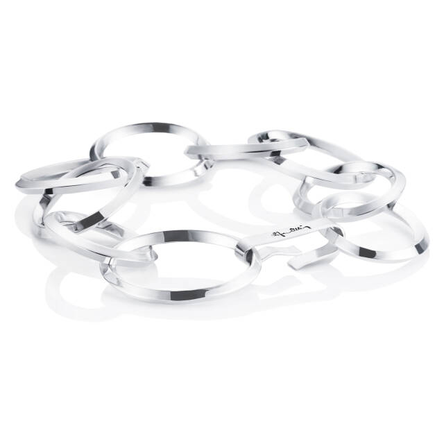 Chain Reaction Bracelets Silver