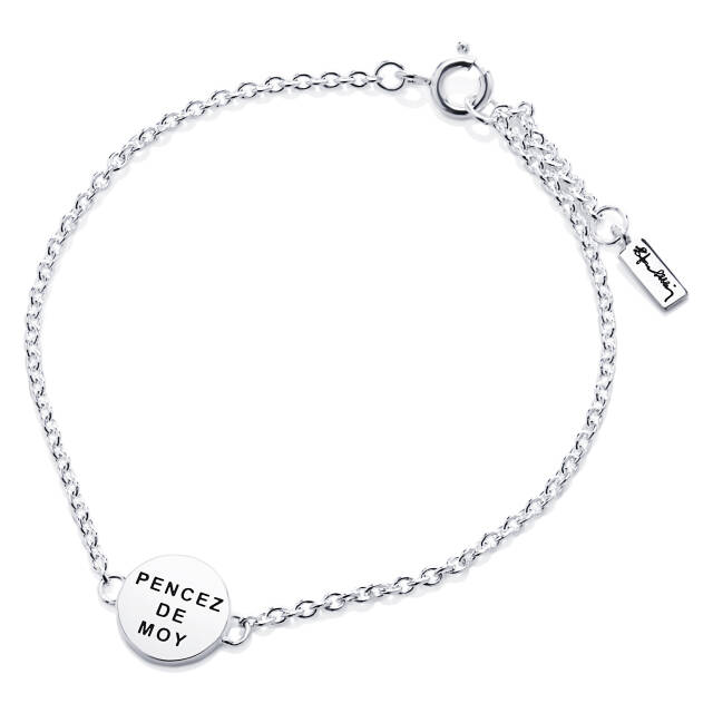 Mini Pencez De Moy Bracelets Silver 17-19 cm