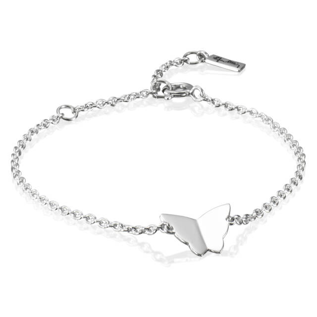 Little Miss Butterfly Bracelets Silver 17-19 cm