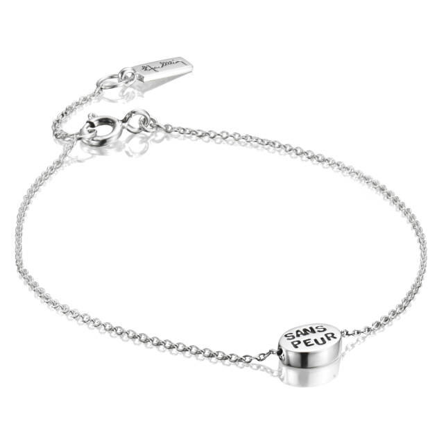 Mini Me Sans Peur Bracelets Silver 17-19 cm