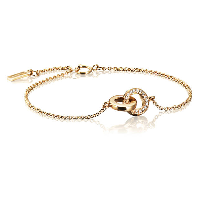 You & Me Bracelets Gold 15-19 cm