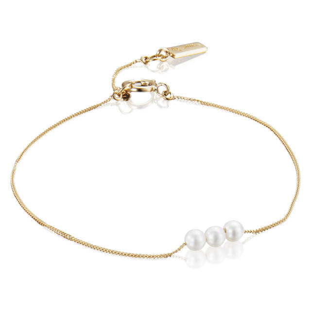 My Little Pearl Bracelets Gold 15-17 cm
