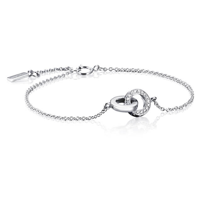 You & Me Bracelets White gold 15-19 cm
