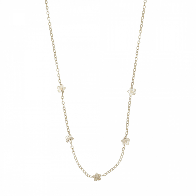 Flora daisy Necklace Gold