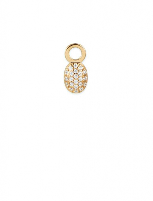 Love Bead Charm berlock Diamonds Gold